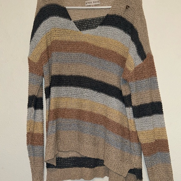 Knox Rose Sweaters - Knox Rose Striped Sweater